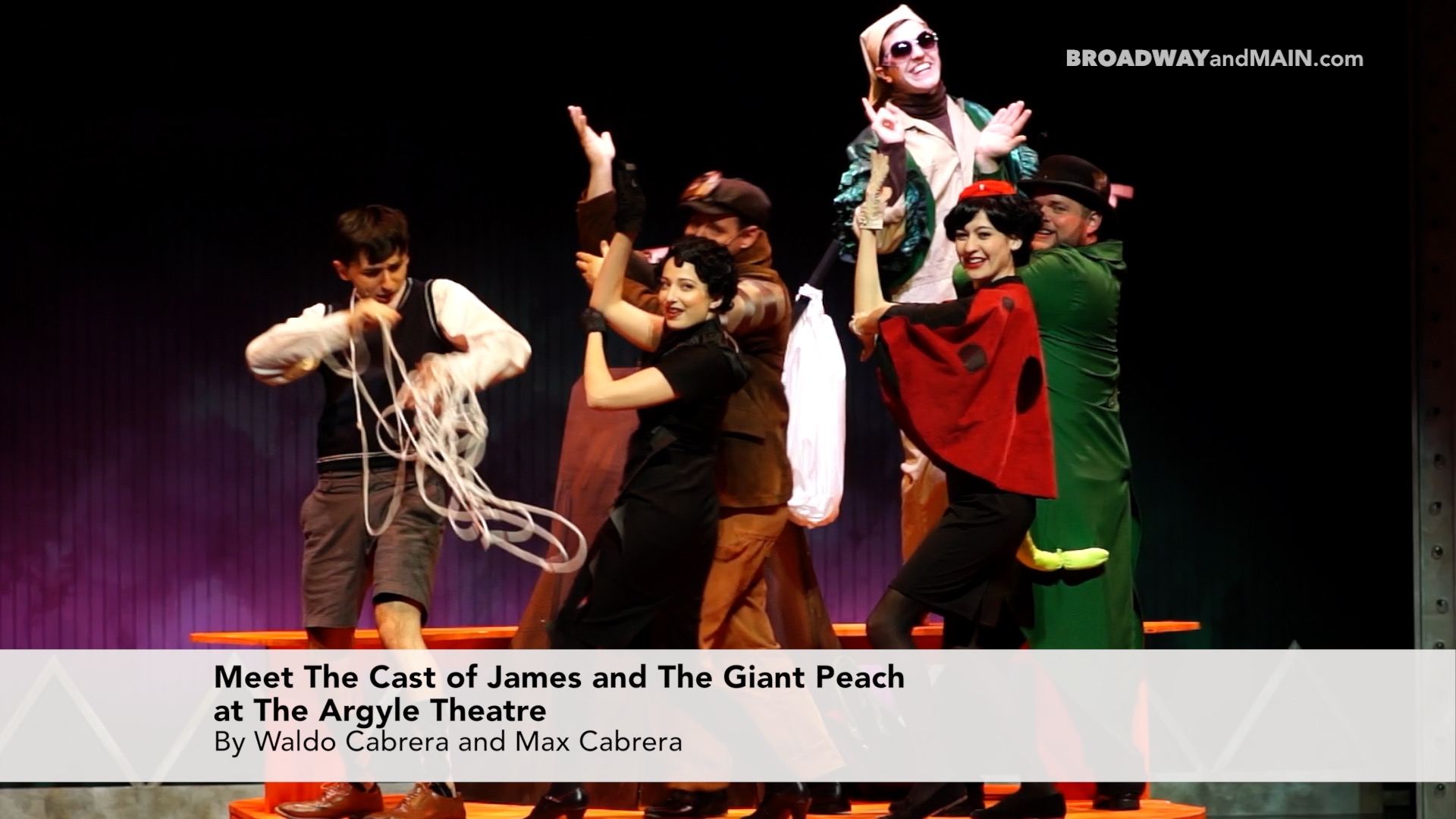 Meet The Cast of James and The Giant Peach at The Argyle Theatre